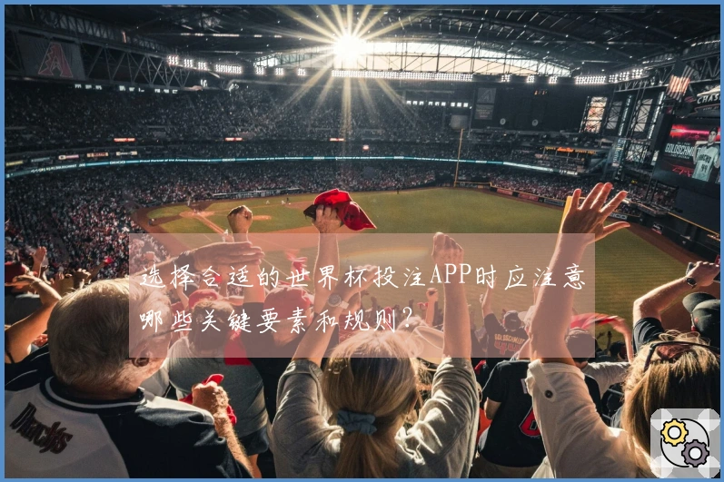 选择合适的世界杯投注APP时应注意哪些关键要素和规则？