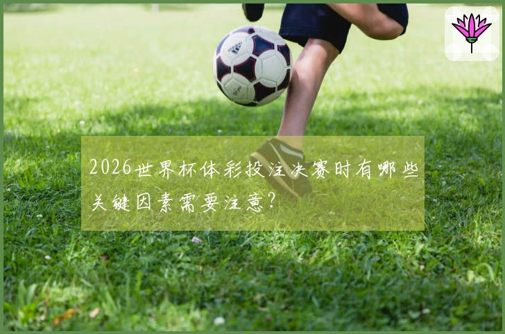 2026世界杯体彩投注决赛时有哪些关键因素需要注意？