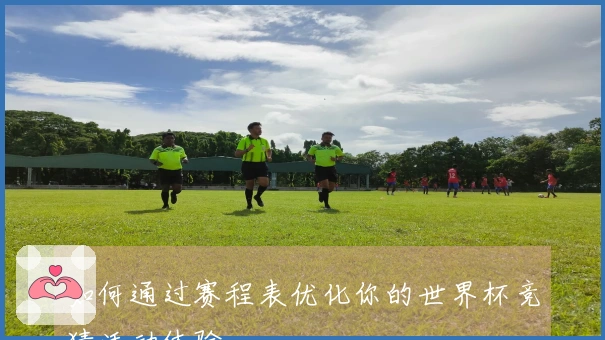 如何通过赛程表优化你的世界杯竞猜活动体验